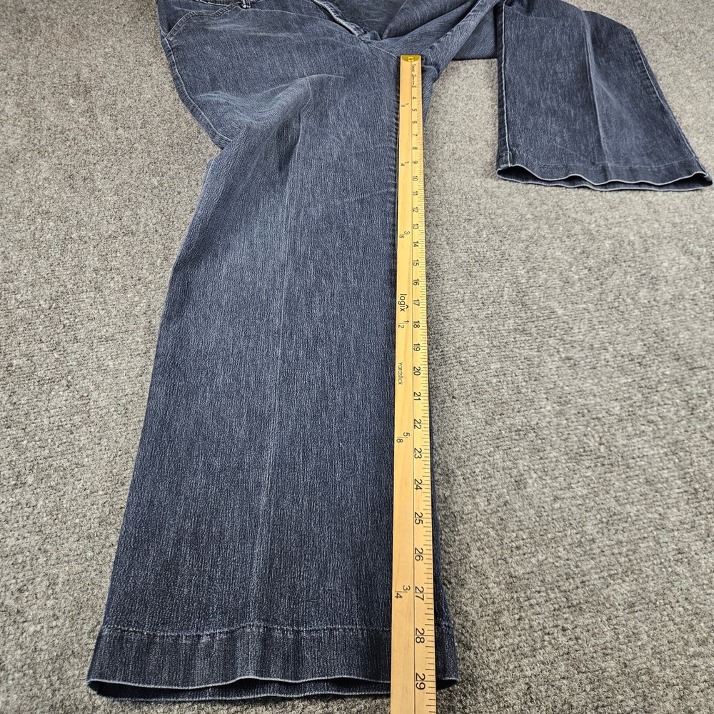 Lee Natural Straight Leg Jeans Dark Wash Denim Pants 14 Short 4659441 - Picture 4 of 9